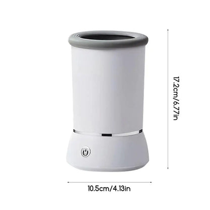 Pet Paw Washer with Charging Cable USB Electric Paw Cleaner Automatic Dogs Foot Cleaning Machine for Dust Dirt Hair Removing