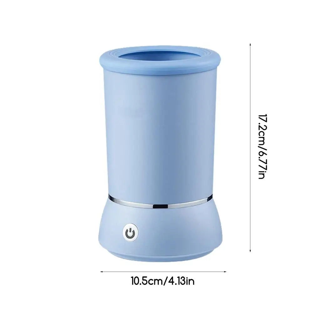 Pet Paw Washer with Charging Cable USB Electric Paw Cleaner Automatic Dogs Foot Cleaning Machine for Dust Dirt Hair Removing