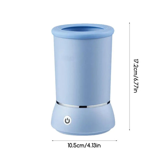 Pet Paw Washer with Charging Cable USB Electric Paw Cleaner Automatic Dogs Foot Cleaning Machine for Dust Dirt Hair Removing