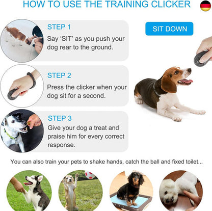 Hunde Clicker, 4 Stück Trainings-Clic